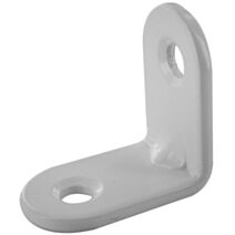 Lot de 4 équerres de chaise à bouts ronds assemblage en applique à visser l25xh25xp15mm - CIME