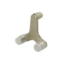 Lot de 4 taquets à enfoncer ajustable pour étagère en verre épaisseur 4/10mm zamak chromé