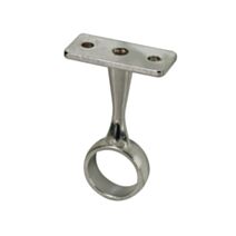 Lot de 2 supports de plafond fixe Ø19MM rond chromé