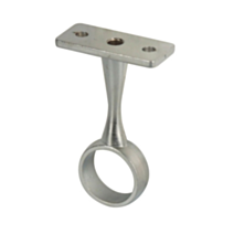 Lot de 2 supports plafond fixe Ø19MM rond gris