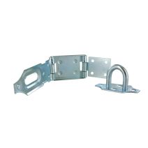 Fermoir porte cadenas H.85mm. Acier zingué