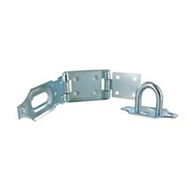 Fermoir porte cadenas H.85mm. Acier zingué