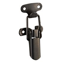 Fermoir à levier et gâche crochet, pour malle, caisse ou coffre, à visser