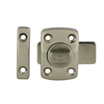 Verrou auto design 30mm, 50x42mm zamak nickelé mat