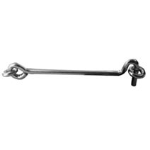 Crochet contre-vent L.120mm acier zingué x2