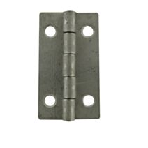 Lot de 2 charnières rectangulaires simple feuille pour porte à visser