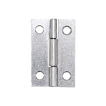 Charnière rectangle 40x25 mm acier inox x2