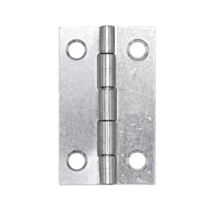 Charnière rectangle 50x30 mm acier inox x2