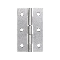 Charnière rectangle 60x35 mm acier inox