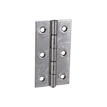 Charnière rectangulaire simple feuille pour porte à visser