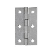 Charnière rectangle 80x45 mm acier inox