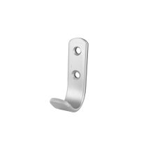 Crochet simple en alu argent, 63x18x35 mm - CIME