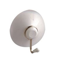 Crochet ventouse d45 plastique transparent