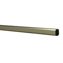 Barre de penderie 17,5 x 20mm ovale l.1m bronze