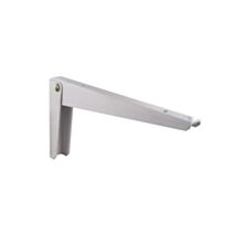 Equerre rabatable 300 x 130 mm acier blanc - CIME