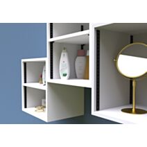 Crémaillère à visser 2000 x 16 mm acier noir - CIME