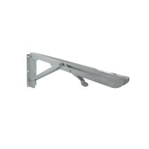 Equerre rabatable acier blanc 400 x 140 mm - CIME