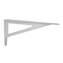 Equerre renforcée aluminium laqué blanc 200 x 100mm - CIME