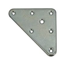 Platine triangle fixe 90x120 m8 acier zingue