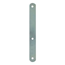 Patte d'assemblage bouts ronds L140mm acier zingué