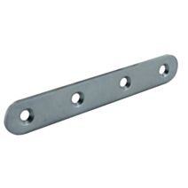 Patte d'assemblage bouts ronds L100mm acier zingué