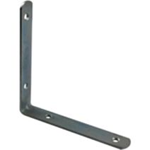 Equerre de chaise 120 mm bout rond acier zingué - CIME