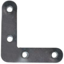 Equerre de fenêtre 40 mm bout rond acier - CIME