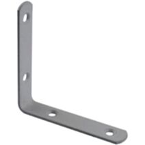 Equerre de chaise 80 x 80 mm époxy blanc - CIME