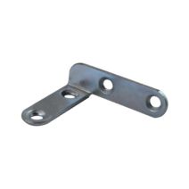 Equerre coudée gauche bouts ronds 40x30x12mm