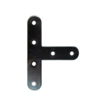 Patte fixation "T" à plat 80x55x15mm acier zingué