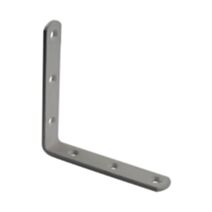 Equerre de chaise 100x100mm acier époxy blanc