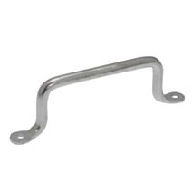 Poignee fil rond d8 l140 entraxe 125 acier zingue