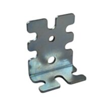 Equerre assemblage entraxe 32mm acier zingué