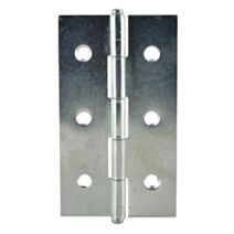 Charnière rectangle 40x70mm acier zingué