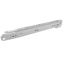 Coulisse L300mm/25kg acier blanc fixation dessous