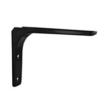 Equerre acier époxy noir 200 x 250mm - CIME