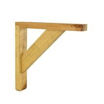 Equerre décorative 190 x 190 mm pin naturel - CIME