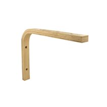 Equerre hêtre naturel brut 200 x 150mm - CIME
