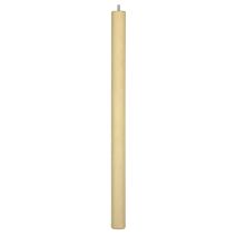 Pied de table haute cylindrique fixe hêtre brut Ø50 mm H730 mm - CIME