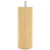 Pied cylindre hauteur 250 d68 hêtre brut