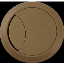 Passe câble diamètre 60 plastique beige