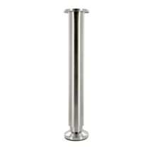 Pied aluminium pour meuble ou caisson. Ø38mm H300 mm Aluminium brossé mat - CIME