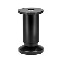 Pied de meuble réglable alu noir H100 mm - CIME