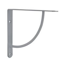 Equerre bibop décorative acier époxy blanc brillant 180 x 180mm - CIME