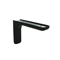 Equerre à fixations invisibles -fixation acier + cache plastique noir 117 x 80mm - CIME