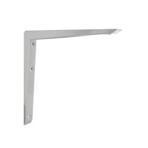 Equerre renforcée acier époxy 250 x 250 mm blanc - CIME