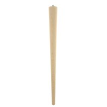 Pied de table fuselé bois H730 mm hêtre T7 - CIME