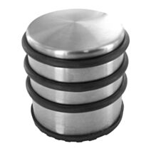 Butée de porte acier inox à poser Ø76 mm - CIME