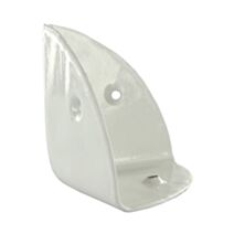 Coin valise 3 faces 45x45x45mm acier blanc