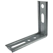 Equerre nervurée droite 30x80x65x1,5mm acier